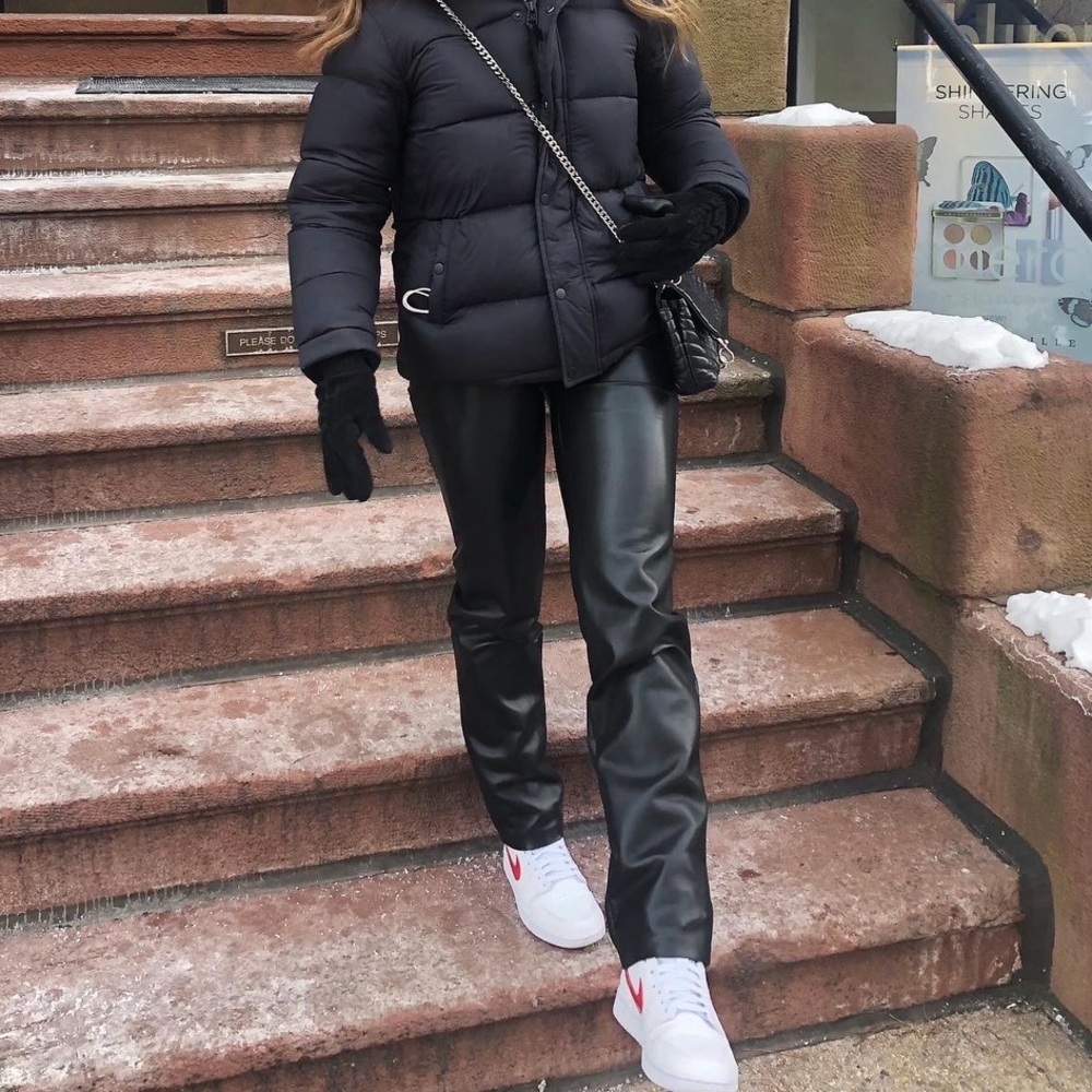 Aritzia Wilfred Leather Pants